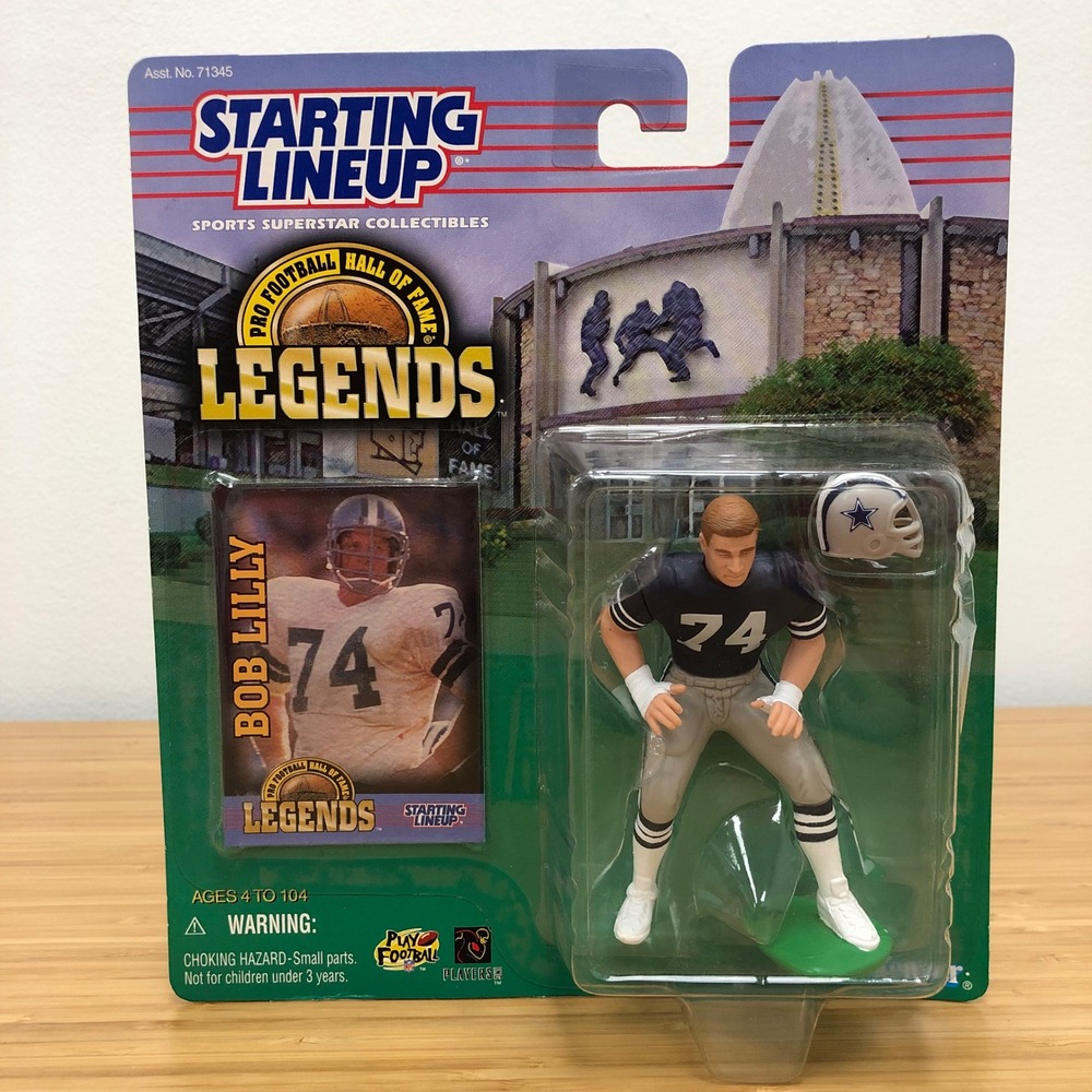Kenner Starting Lineup Legends Bob Lilly Dallas Cowboys Men Blue HOF Figure